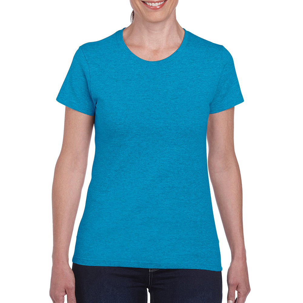T-shirt 100% coton semi-ajusté GILDAN couleur - Femme | Groupe Neurones