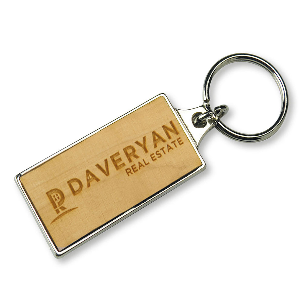 Rectangular HYBRID Keychain Groupe Neurones