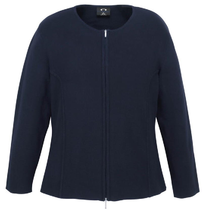 Navy zip hot sale cardigan ladies