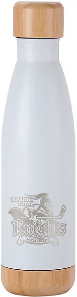 Bouteille Eau Verre H2go Rincon 18.9 Oz, Bouchon Bambou Bleu, Sans BPA, Comme Neuve Sans Boîte