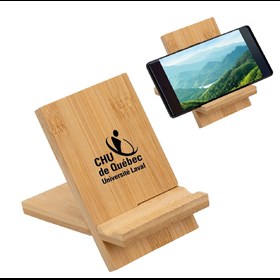 Support de téléphone en bambou